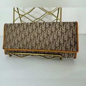 Authentic Christian Dior Trotter long wallet